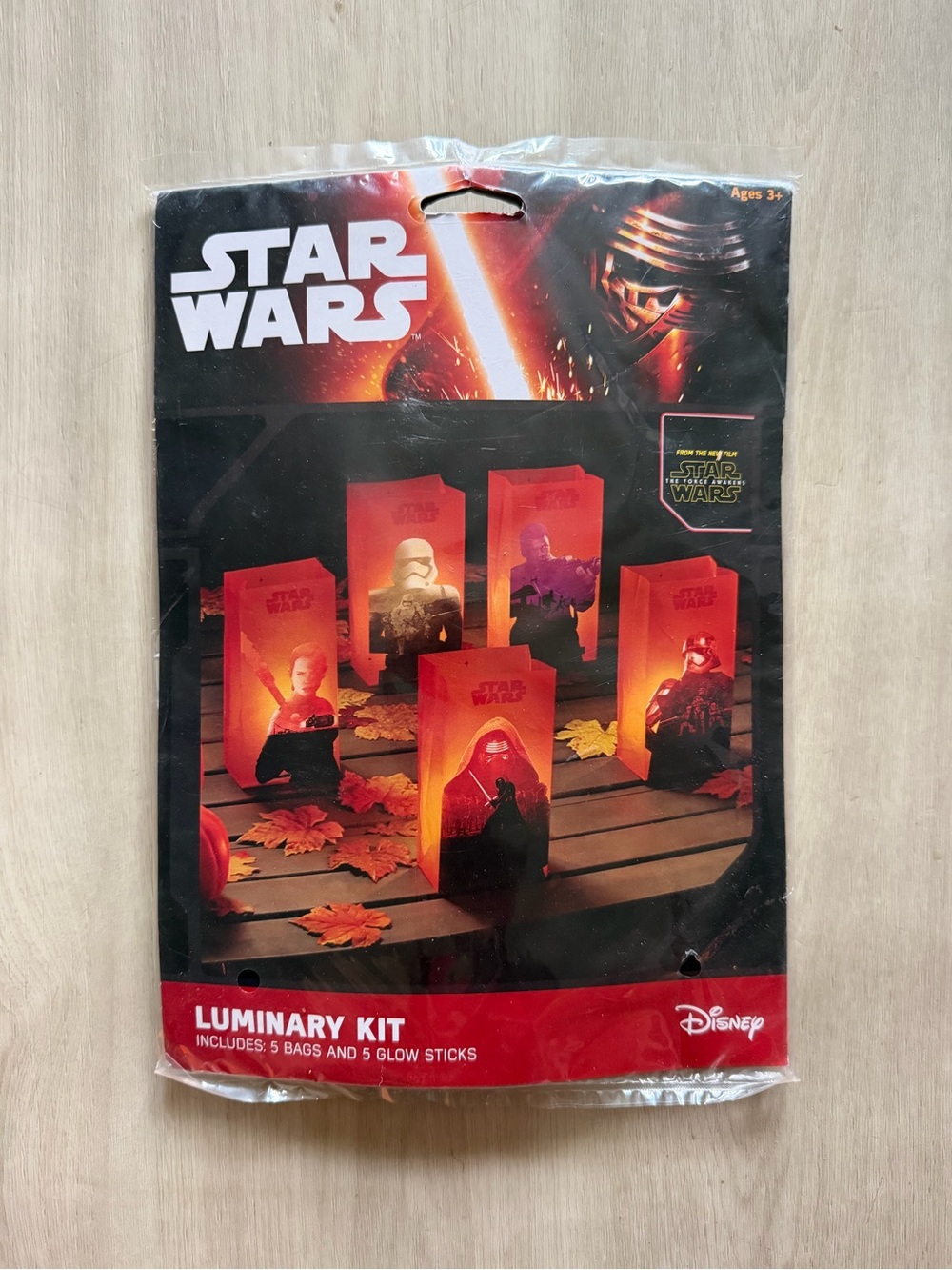 Vintage Star Wars Luminary Kits Glow Sticks Halloween Darth Vader Chewbacca